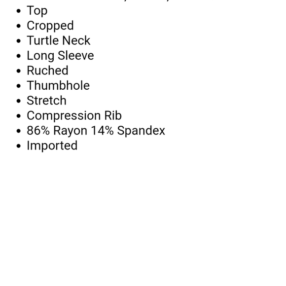 Fashion Nova Green Crop Turtle Neck Top - Picture 4 of 4